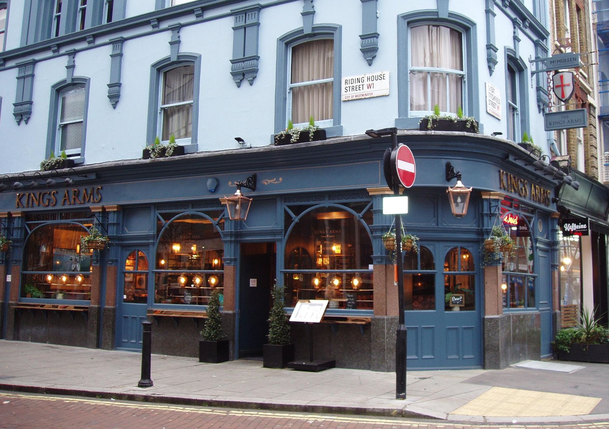 Kings Arms Fitzrovia-2 Jan 2022. (Pub, External). Published on 23-01-2022
