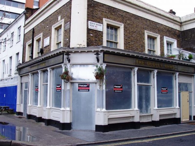 Dudley Arms W2 closed. (Pub, External, Key). Published on 30-01-2015