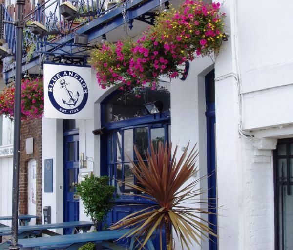 Hammersmith, Blue Anchor21. (Pub, External, Sign). Published on 04-08-2013