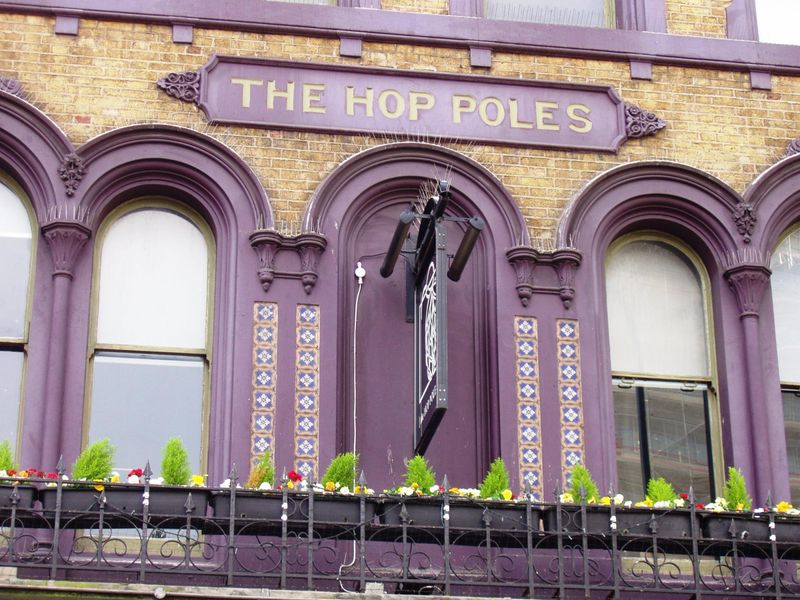 Hop Poles W6-3 Apr 2018. (Pub, External). Published on 15-04-2018