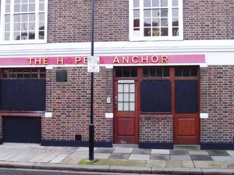 Hope & Anchor W6 side. (Pub, External). Published on 03-02-2015