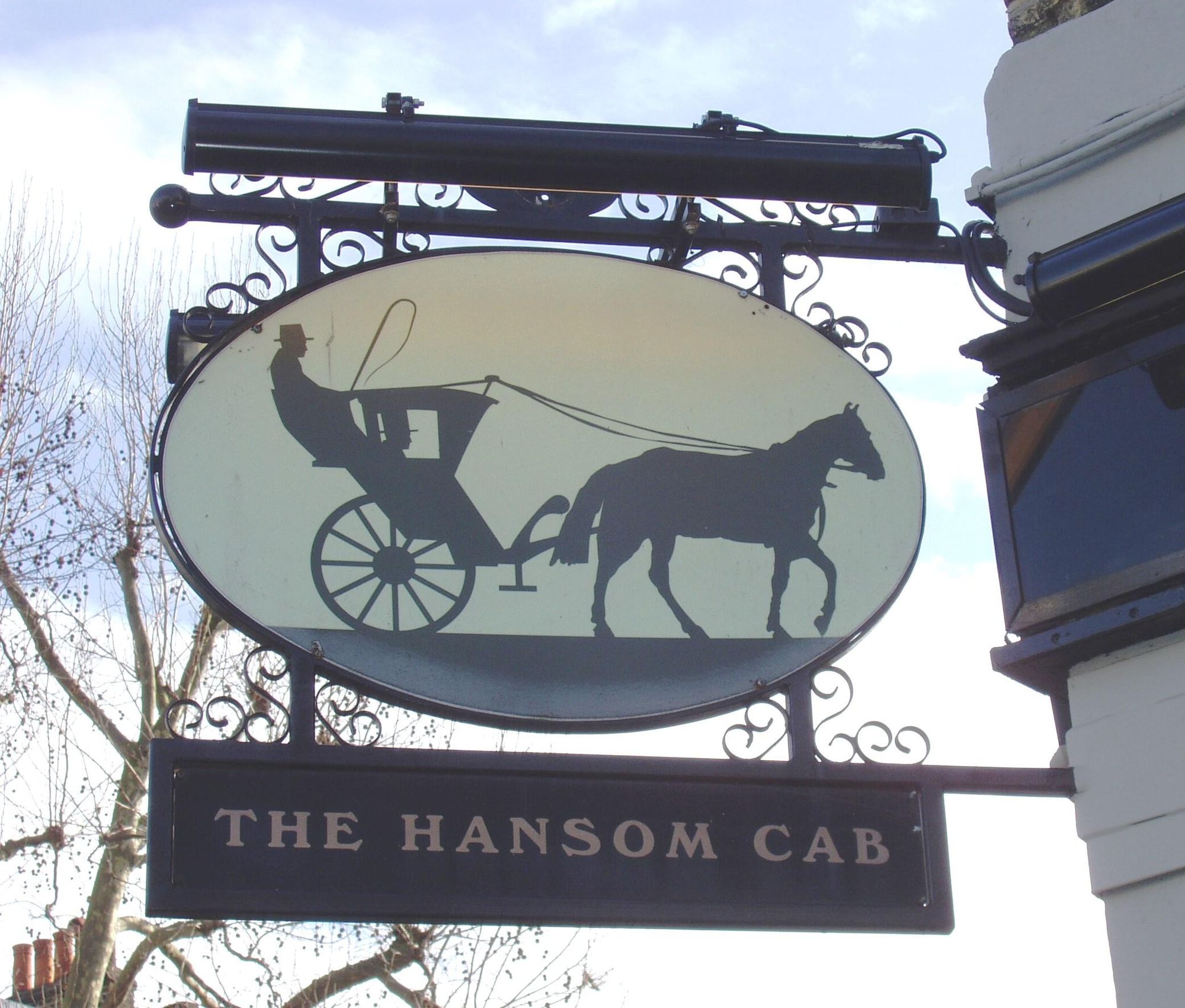 Hansom Cab swing sign. (Pub, External, Sign). Published on 09-03-2017