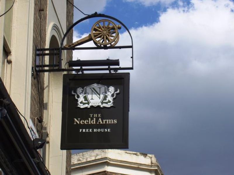 Maida Hill, Neeld Arms sign. (Pub, External, Sign). Published on 06-08-2013