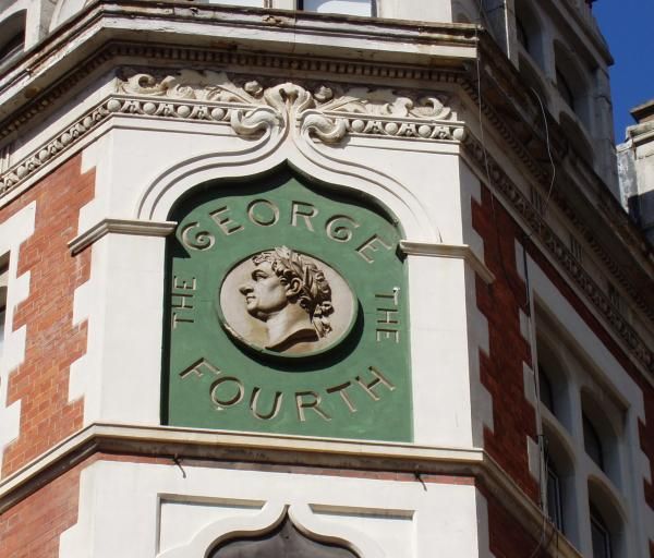 George IV WC2 plaque2. (Pub, External, Sign). Published on 24-05-2015