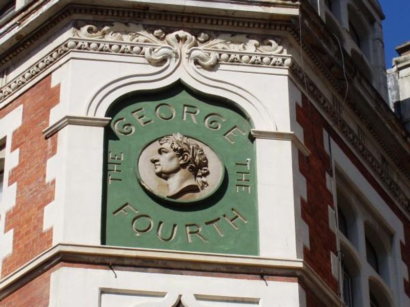 George IV WC2 plaque2. (Pub, External, Sign). Published on 24-05-2015