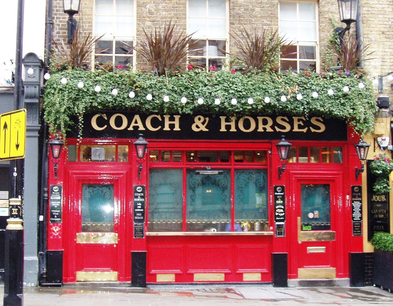 Coach & Horses WC2 Jan 2017. (Pub, External, Key). Published on 08-01-2017