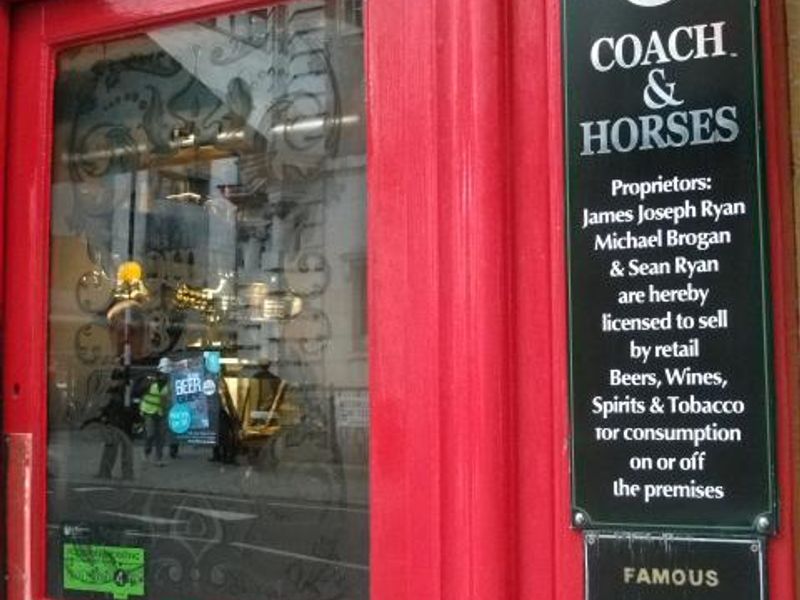 Coach door 12-Feb-18. (Pub, External). Published on 13-02-2018 