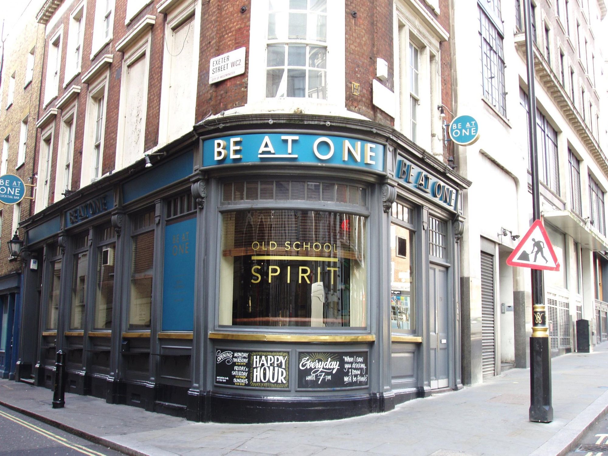 Be at One Covent Gdn-1 Feb 2018. (Pub, External, Key). Published on 18-02-2018