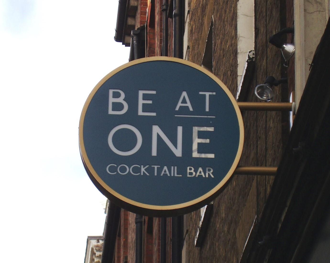 Be at One Covent Gdn-sign Feb 2018. (Pub, External, Sign). Published on 18-02-2018