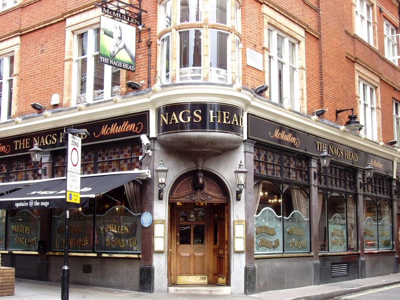 Nags Head WC2-1 Sep 2017. (Pub, External, Key). Published on 17-09-2017
