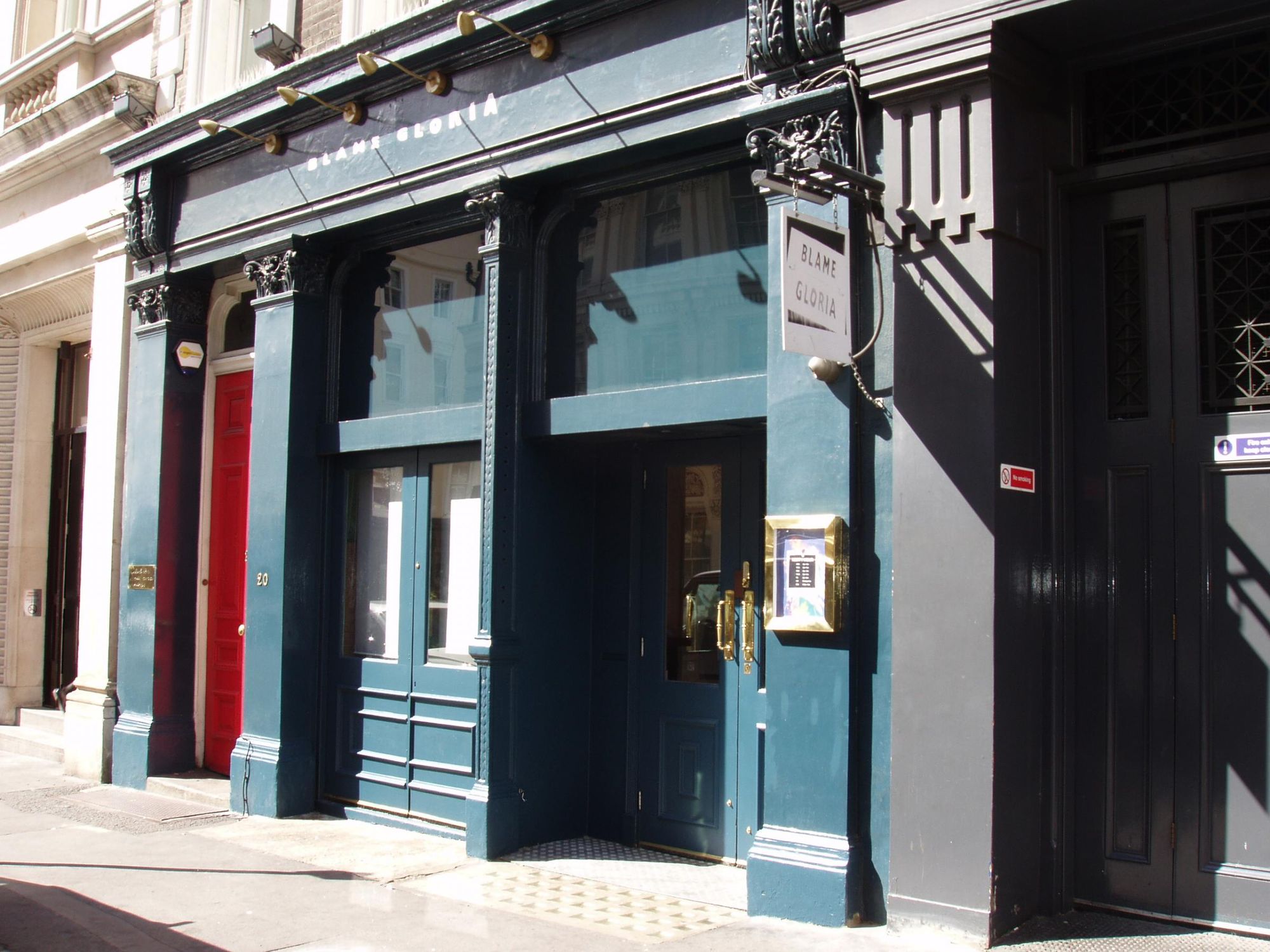 Blame Gloria WC2 June 2022. (Pub, External, Key). Published on 26-06-2022