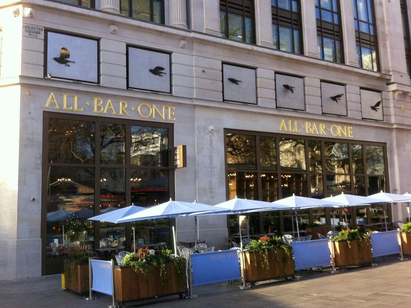 All Bar One, Leics Sq - Dec'16. (Pub, External, Key). Published on 22-12-2016