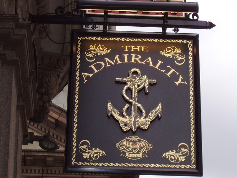 Admiralty old swingsign. (Pub, External, Sign). Published on 05-04-2023
