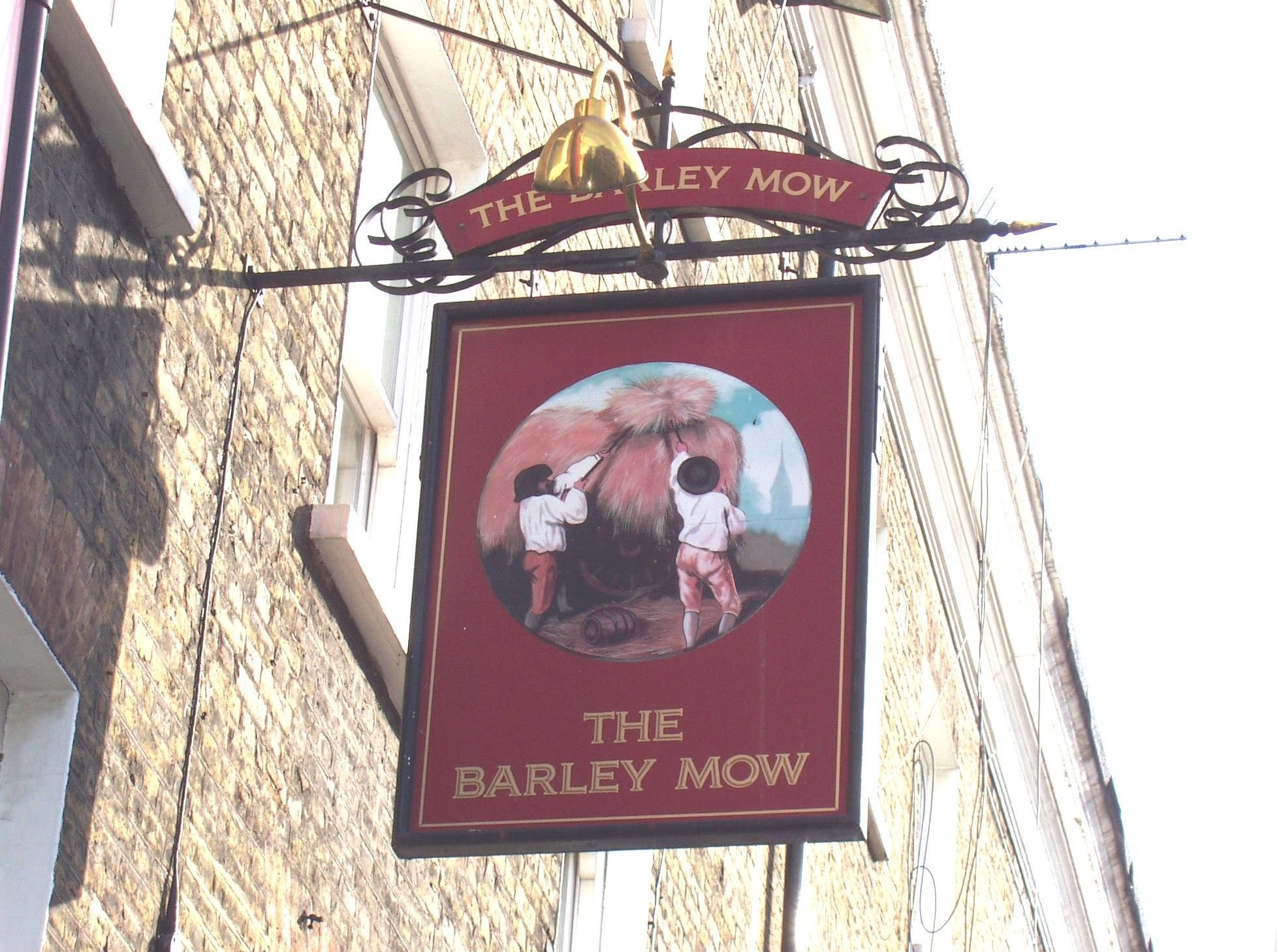 Barley Mow W1 sign Sep 2017. (Pub, External, Sign). Published on 11-09-2017