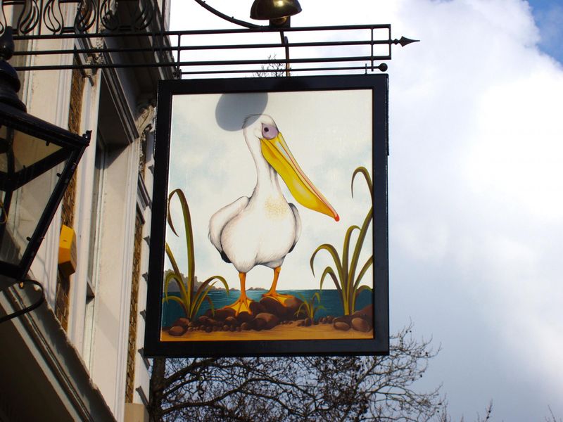 Pelican-sign Mar 2022. (Pub, External, Sign). Published on 20-03-2022 