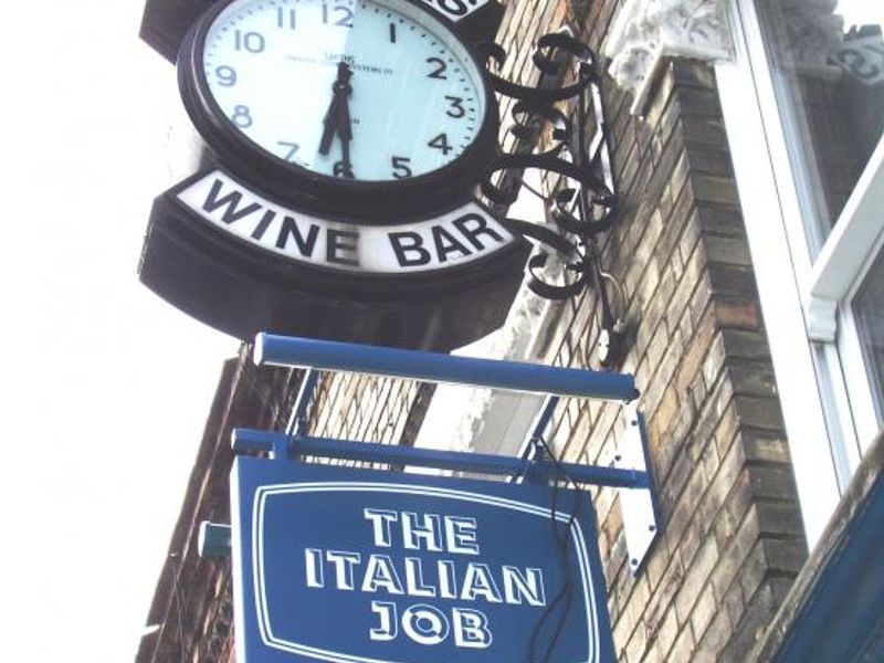 Italian Job W4 clock. (Pub, External, Sign). Published on 22-02-2015