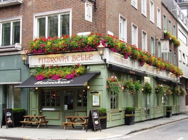Fitzrovia Belle W1 Sep 2015. (Pub, External, Key). Published on 13-09-2015