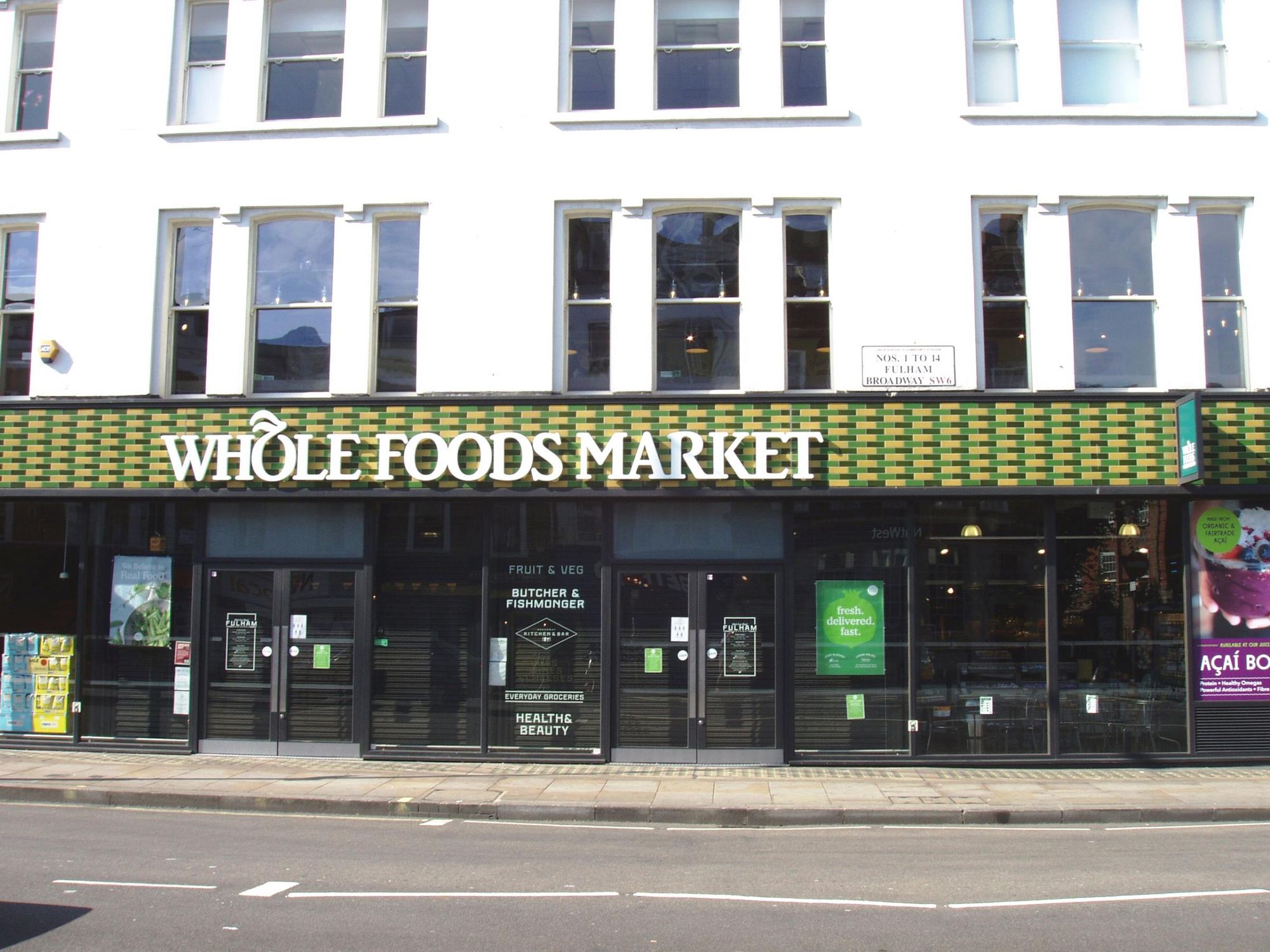 Whole Foods SW6 July 2017. (Pub, External, Key). Published on 09-07-2017