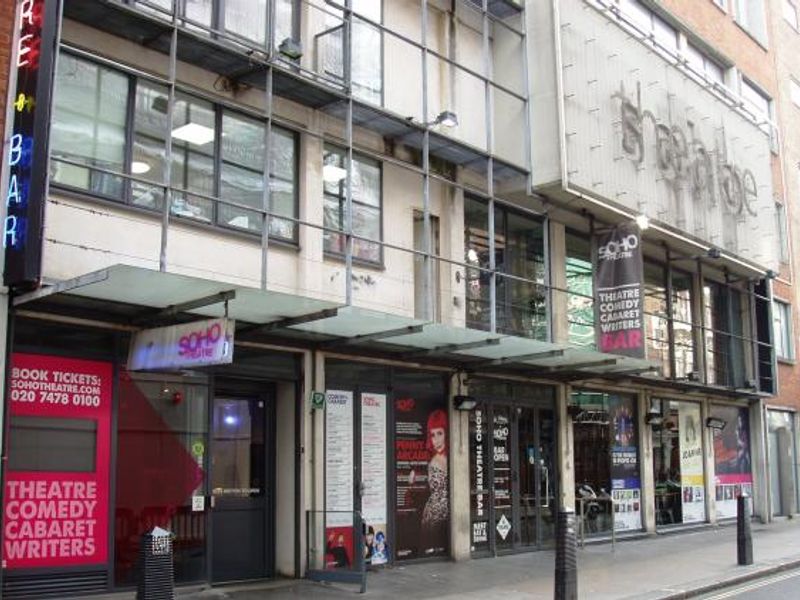 Soho Theatre W1 Oct 2015. (Pub, External, Key). Published on 18-10-2015