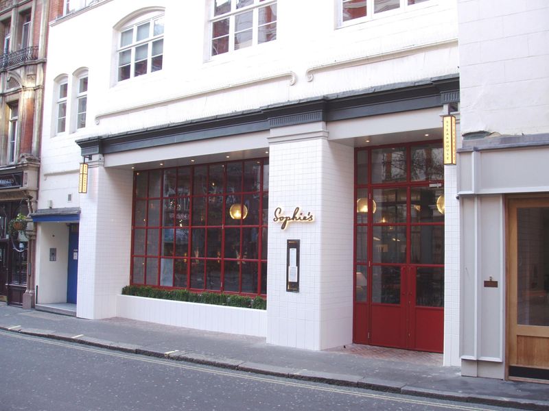 Sophies Soho-2 Feb 2018. (Pub, External). Published on 25-02-2018