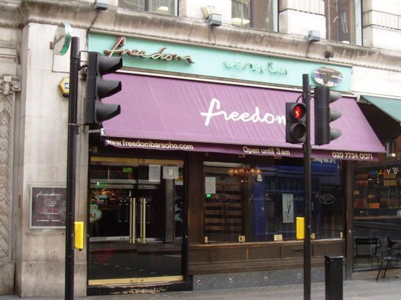 Freedom Bar W1 Oct 2015. (Pub, External, Key). Published on 18-10-2015