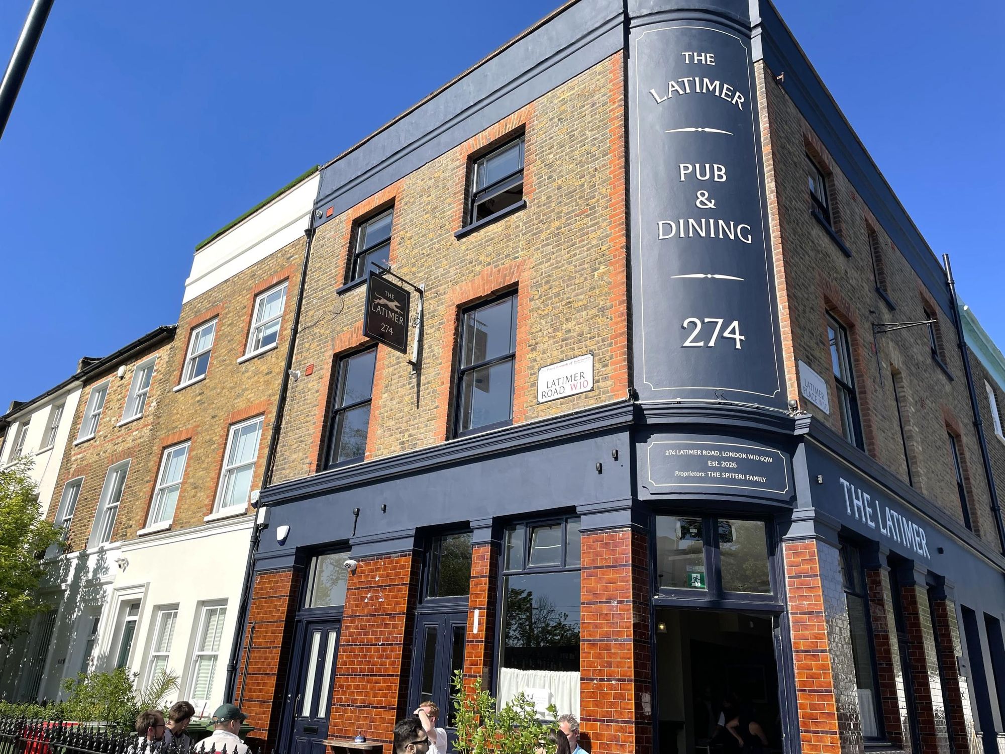 Latimer exterior. (Pub, External, Key). Published on 23-04-2026