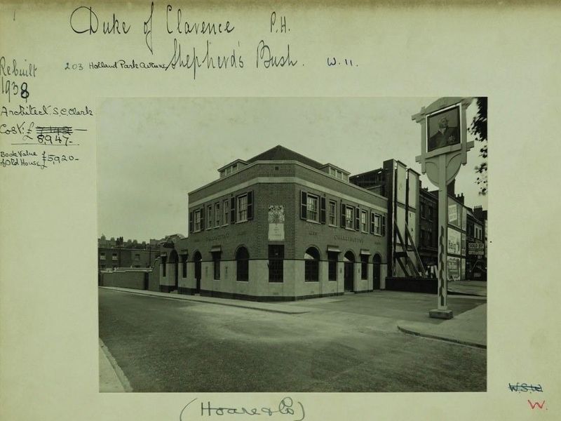 Duke of Clarence Holland Park. (Pub, External, Key). Published on 04-03-2025