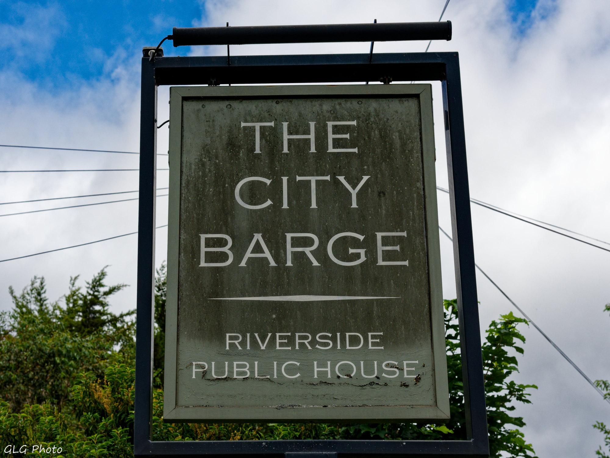 City Barge, Strand on the Green.. (External, Sign). Published on 13-06-2026