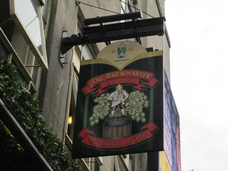 Brewmaster WC2 old sign September 2013. (Sign). Published on 05-10-2013