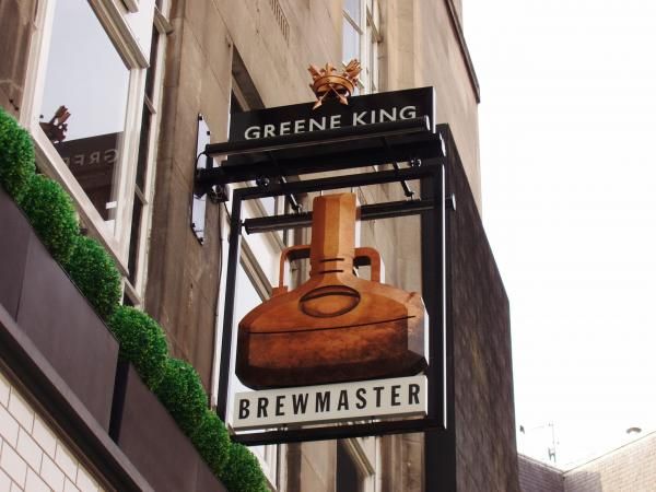 Brewmaster WC2 sign Oct 2015. (Pub, External, Sign). Published on 18-10-2015