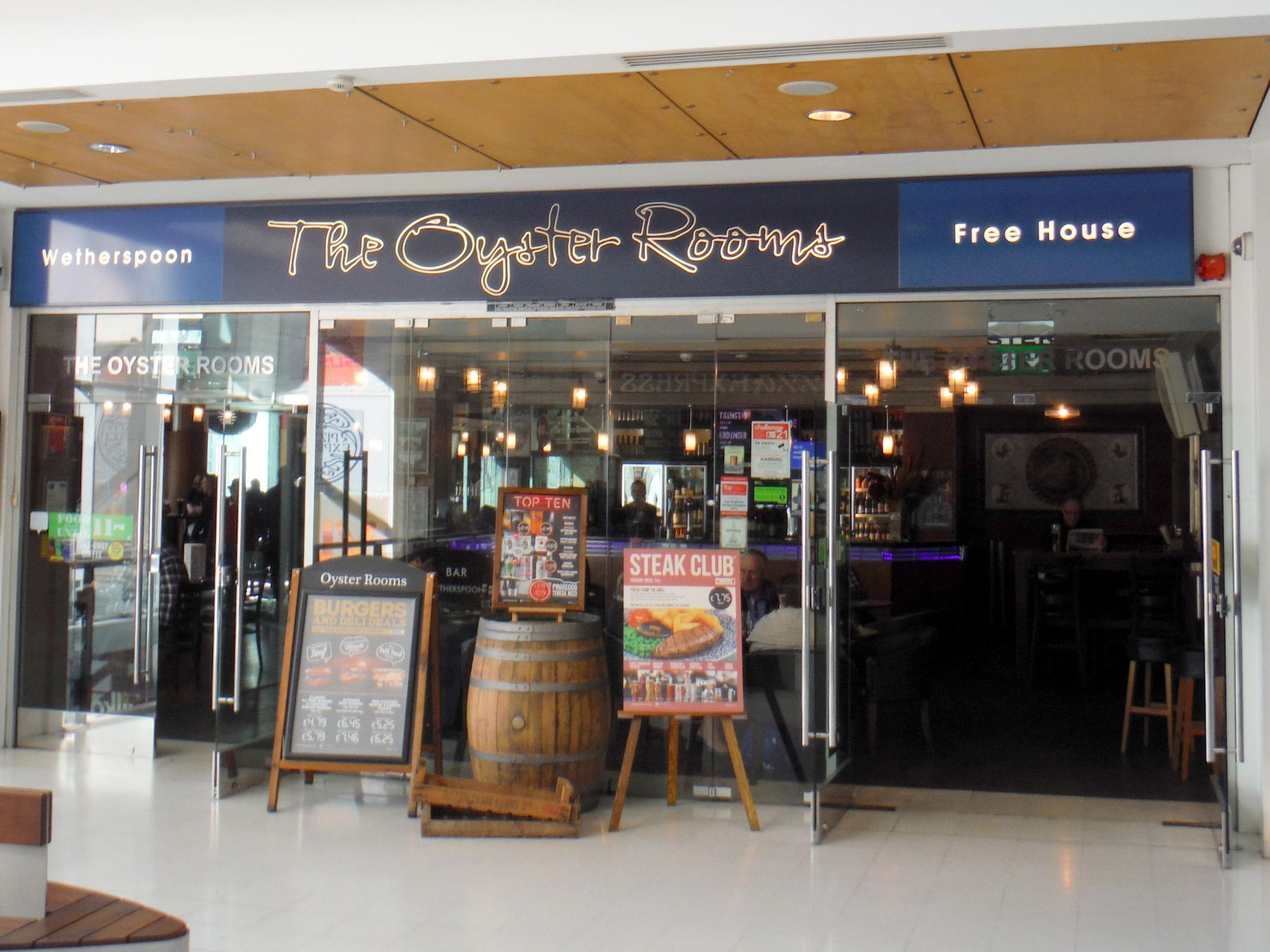 Oyster Rooms - Mar'17. (Pub, External, Sign). Published on 11-03-2017
