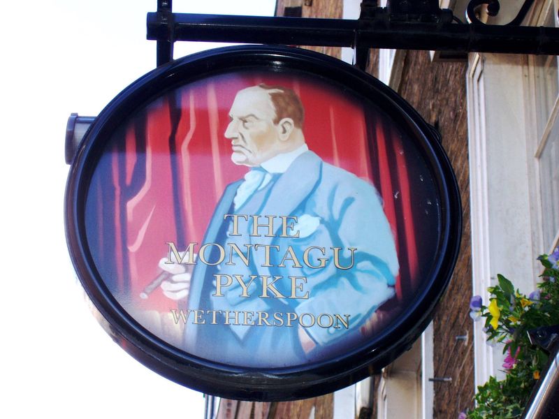 Montague Pyke W1 sign May 2017. (Pub, External, Sign). Published on 23-05-2017 