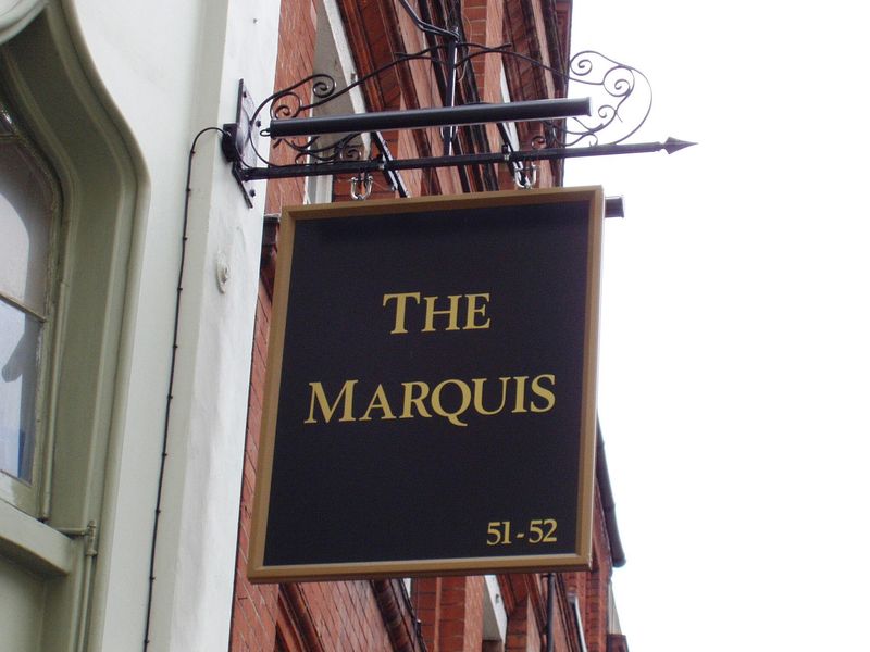 Marquis WC2-sign Sep 2017. (Pub, External, Sign). Published on 17-09-2017