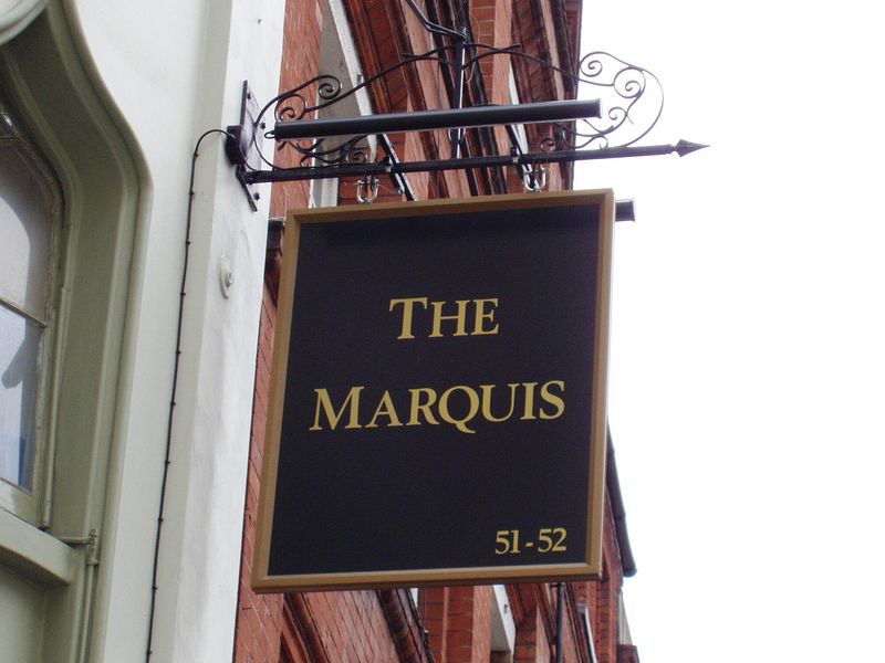 Marquis WC2-sign Sep 2017. (Pub, External, Sign). Published on 17-09-2017 