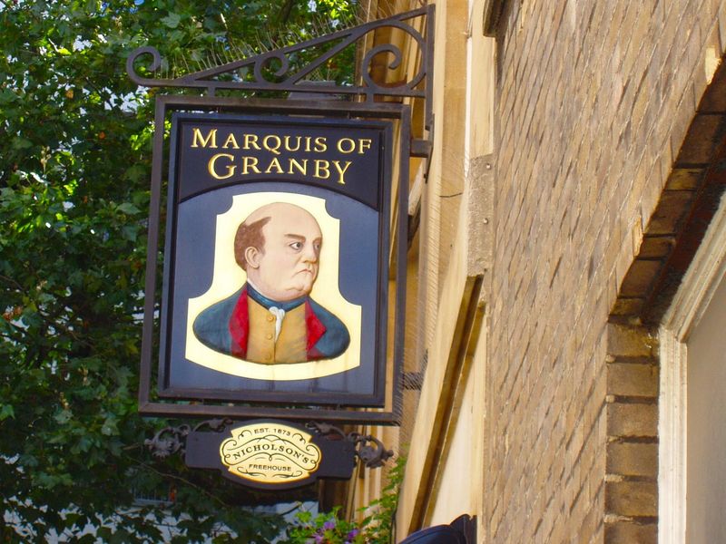 Marquis of Granby-4. (Pub, External, Sign). Published on 25-08-2024