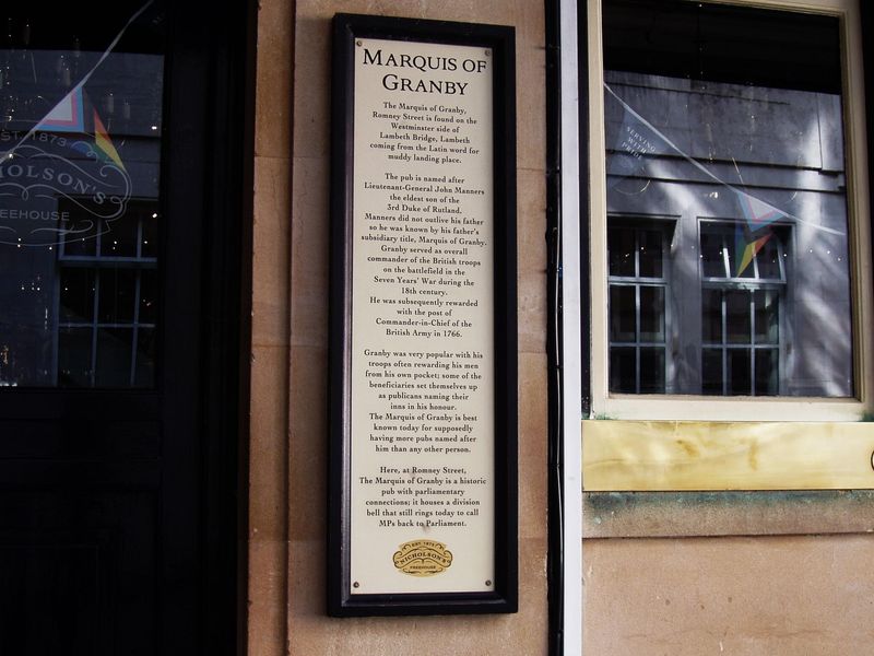 Marquis of Granby-5. (Pub, External, Sign). Published on 25-08-2024
