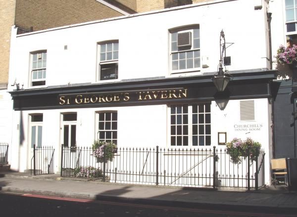 St. George's Tavern SW1 Aug 2015-1. (Pub, External). Published on 09-08-2015