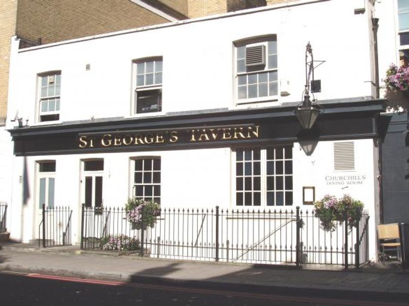St. George's Tavern SW1 Aug 2015-1. (Pub, External). Published on 09-08-2015 