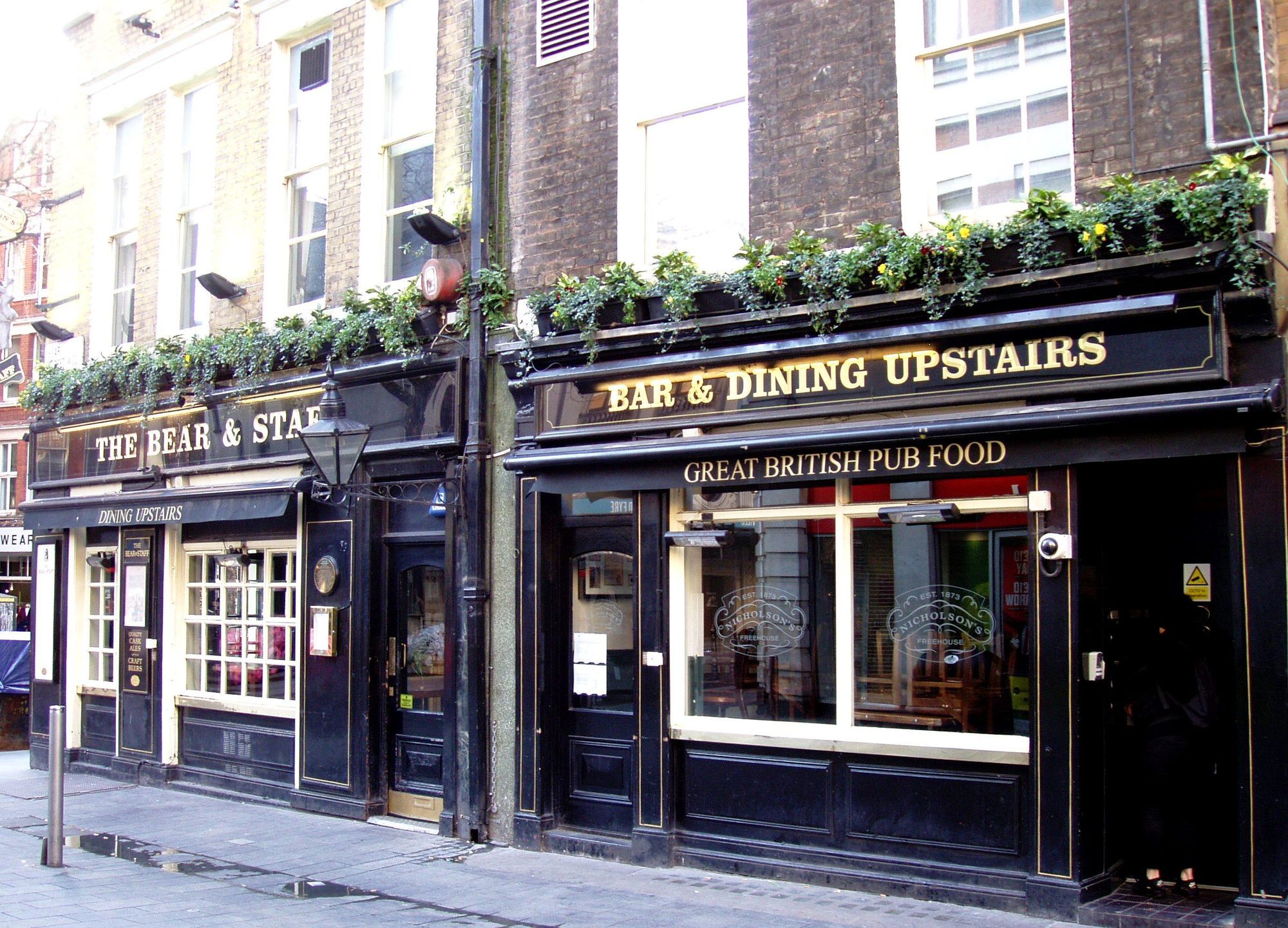 Bear & Staff WC2-2 Feb 2018. (Pub, External). Published on 25-02-2018