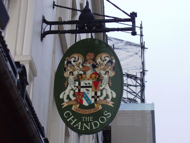 Chandos WC2 sign Jan 2017. (Pub, External, Sign). Published on 08-01-2017