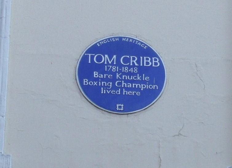 Tom Cribb wall plaque Aug 2022. (Pub, External). Published on 14-08-2022