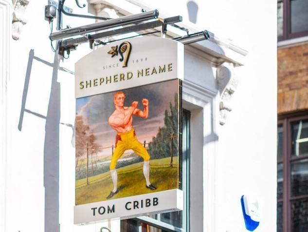 Tom Cribb sign Oct 2023. (Pub, External, Sign). Published on 27-10-2023