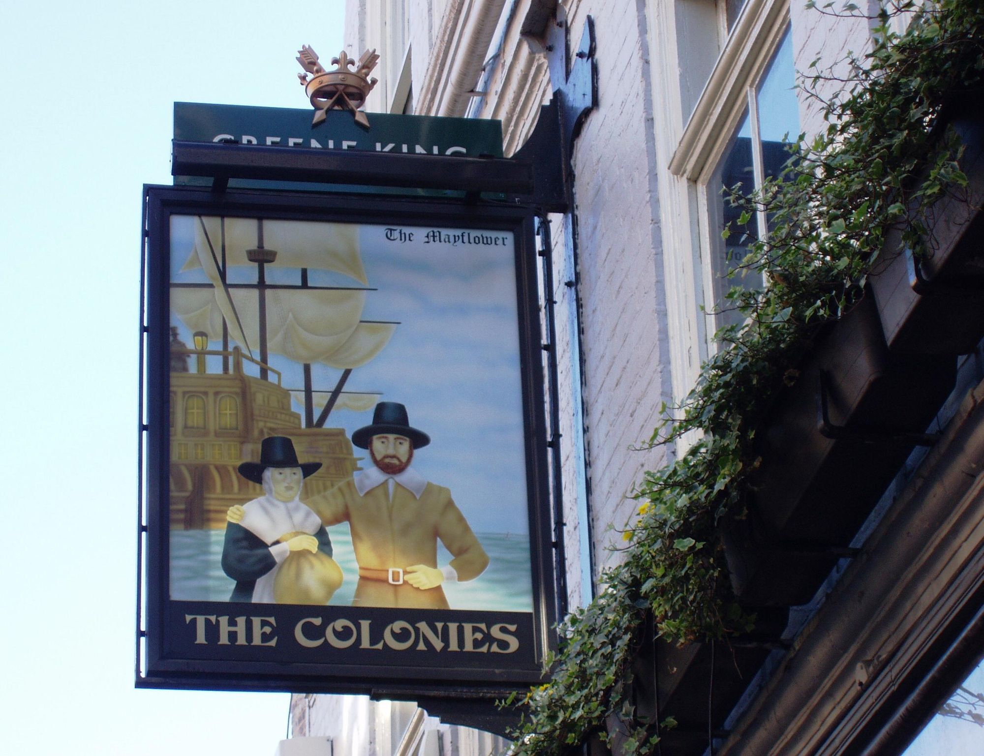 Colonies SW1 swingsign Nov 2018. (Pub, External, Sign). Published on 11-11-2018