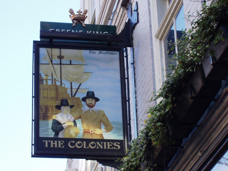 Colonies SW1 swingsign Nov 2018. (Pub, External, Sign). Published on 11-11-2018 