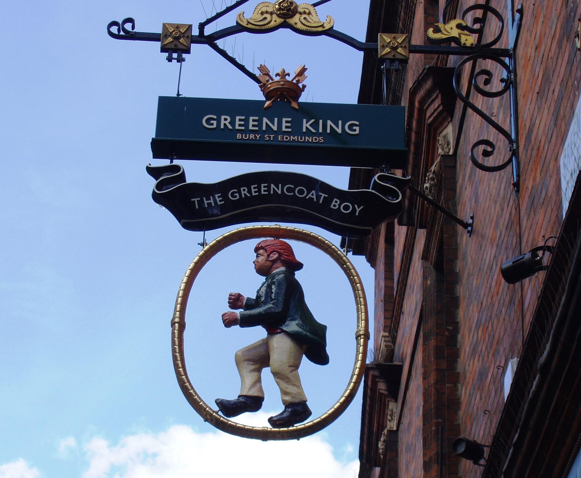 Greencoat Boy sign SW1 May 2017. (Pub, External, Sign). Published on 14-05-2017