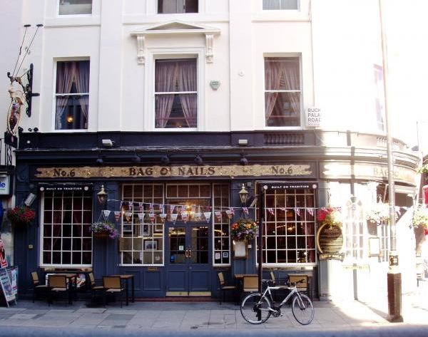 Bag o Nails SW1 Aug 2015. (Pub, External). Published on 09-08-2015