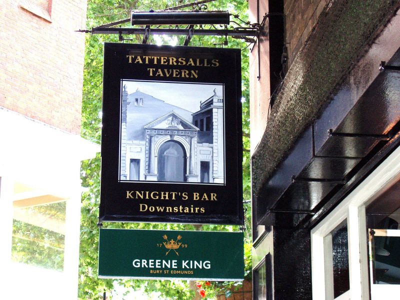 Tattershall Tavern SW1-sign June 2017. (Pub, External, Sign). Published on 11-06-2017 