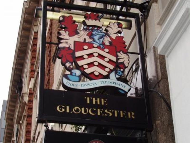 Gloucester SW1 sign. (Pub, External, Sign). Published on 08-03-2015