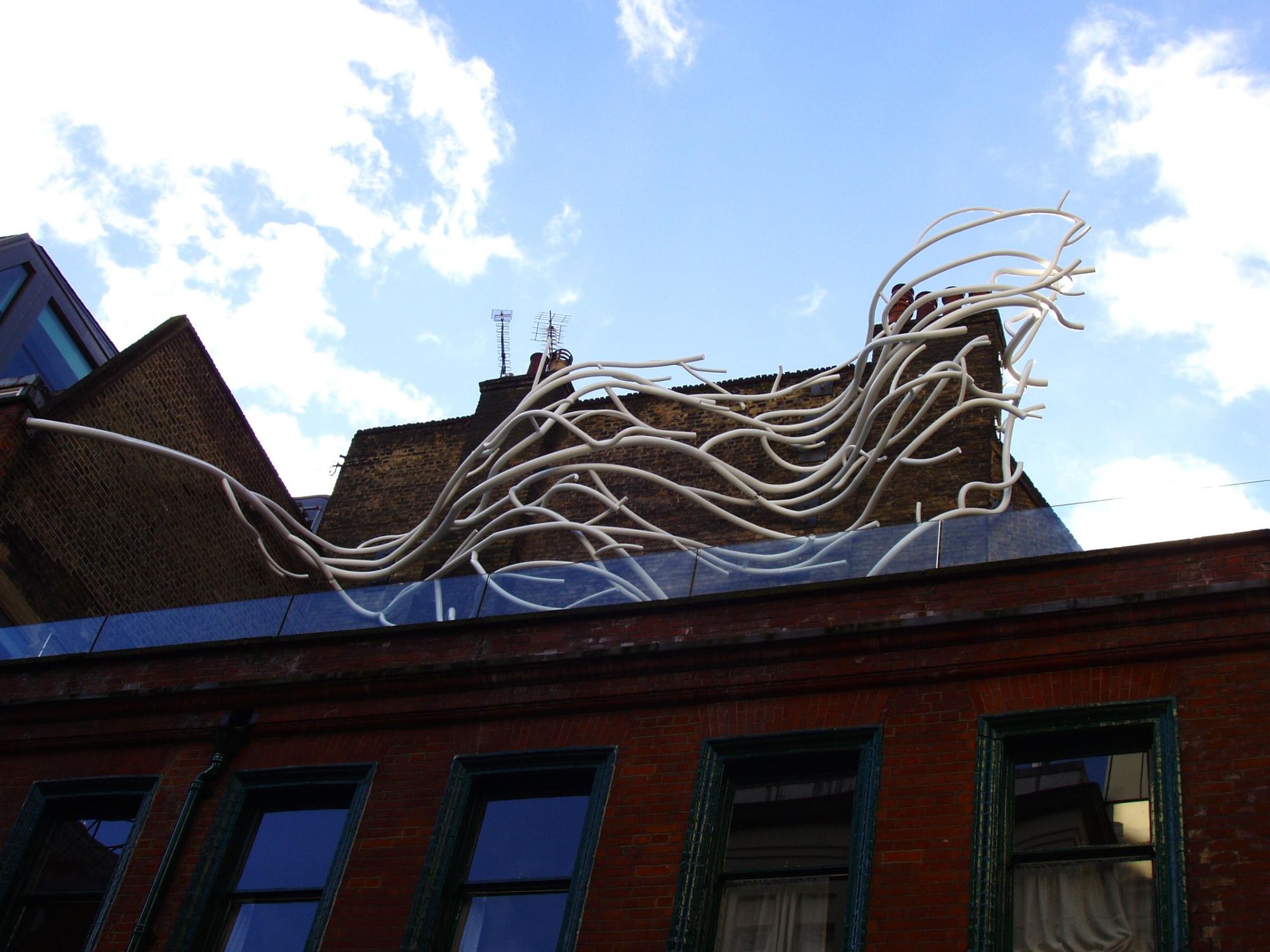 Devonshire W1 roof Nov 2023. (Pub, External). Published on 05-11-2023