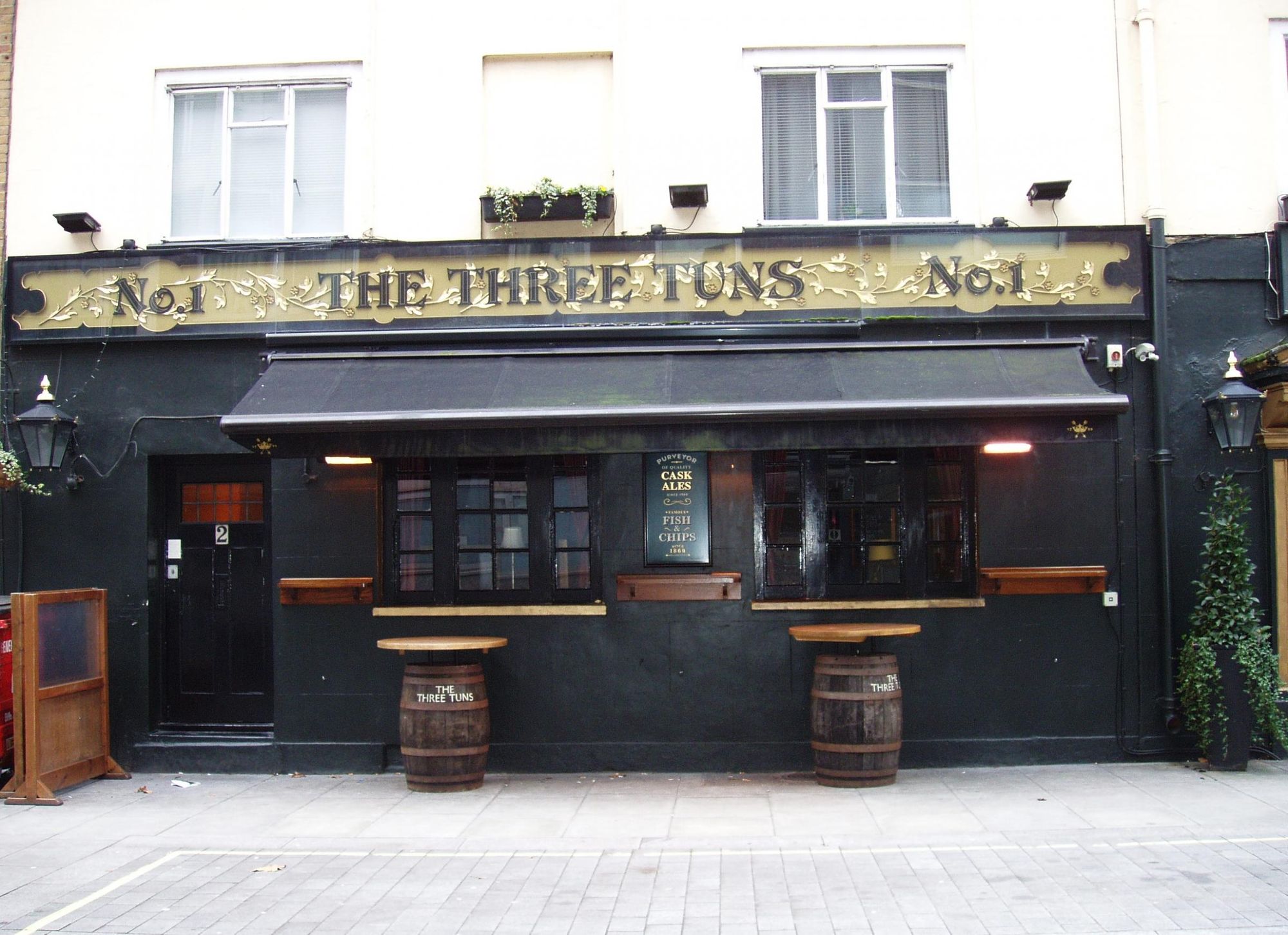 Three Tuns Marylebone-3 Feb 2022. (Pub, External, Key). Published on 20-02-2022